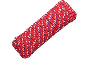 AB TOOLS 12mm x 30m Multi-Purpose Polypropylene Braided Rope for Camping Gardening