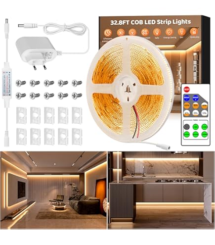 Ledstrip, 14 m, 3000 K-6500 K, warm wit tot koudwit, wifi, 24 V, dimbaar, verstelbaar, compatibel met Alexa, geschikt voor kamer, slaapkamer, keuken, decoratie (14M