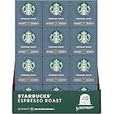 Starbucks By Nespresso Dark Espresso Roast Capsule Coffee 12 X 10 Pieces