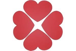 Operitacx 40Pcs Heart Shaped Cards Blank Craft Kit for Valentine's Day Thick Paper Creative DIY Greeting Cards for Crafts and Decorations for Couples and Boy Girl