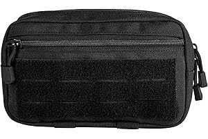 YONCONO Tactical Molle Pouch, Multi-Purpose EDC Admin Pouch Utility Gadget Gear Backpack Military Waist Bag for Outdoor, Hunting, Traveling, Hiking