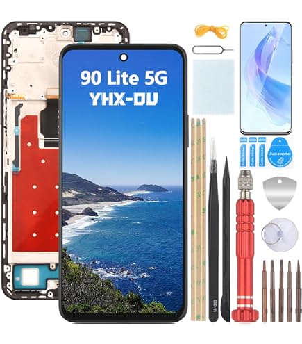 Écran LCD De Remplacement Pour Honor 70 Lite 5G - 6,5 Pouces, Avec Cadre, Kit Outils Inclus - 5