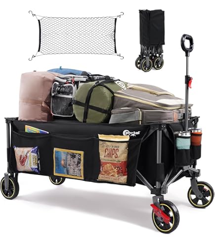 Hillvert Chariot De Plage Pliable Charriot Pliant Remorque De Jardin