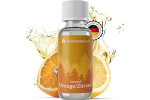 ‎FICHTENSTEINER Fichtensteiner Saunaaufguss Orange/Zitrone, 100ml, Sauna Aufgussmittel, sehr ergiebig, für bis zu 100 Aufgüsse, Sauna Zubehör