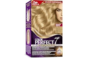 COLOR PERFECT 7 Wella Color Perfect - Tinte de Coloración Permanente para un Cabello Hidratado y Luminoso - Tonos Rubio Extra Claro