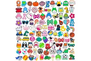 Acuiwer Charmes de Chaussure Pins pour Crocs, Breloque pour Sabots Sandales Pins Crocs, Crocs Charms Crocs Accessoires pour Filles Garçons Cadeau Noël ou d'anniversaire