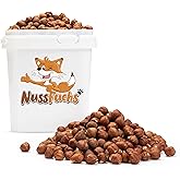 Haselnüsse mit Haut 3kg - ganze Haselnusskerne naturbelassen ohne Schale mit Haut - unbehandelt ungesalzen ungeröstet - große