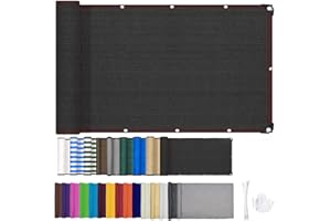 ZHhan - Pantalla de privacidad para balcón, protección contra el viento y los rayos UV, para terraza, patio y balcón, incluye bridas para cables, 9 colores, 377 tamaños