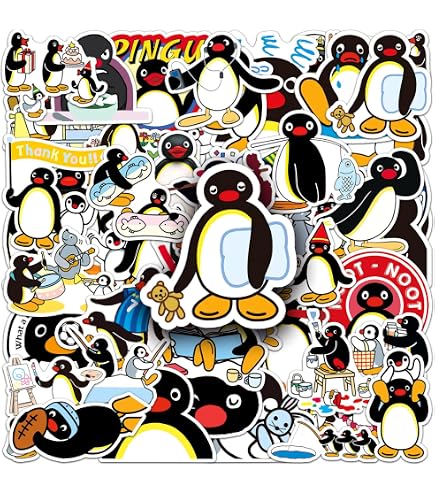 GR8Shop Noot Noot Penguin Mother pingu Blanca taza de café con RIM Negro y manija Mug