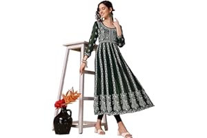 EthnicJunction Damen Anarkali Kurta-Pyjama-Sets
