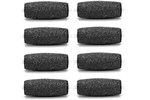 QEEQPF 8 Pezzi di rimozione della pelle dura Testa di ricambio grossolana, teste di rulli compatibili con diamanti , Ricambi per Lima Piedi, Raspa Piedi, Togli Piedi, Ricambi per Lima Piedi, Raspa Piedi