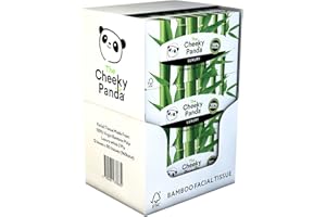 The Cheeky Panda Mouchoirs Papier Boîte Lot | Boîte à Mouchoirs en Bambou | 12 x 80 Mouchoirs