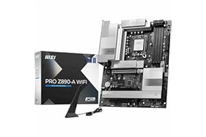 MSI PRO Z890-A WIFI Scheda madre, ATX - Supporta i processori Intel Core Ultra (Serie 2), LGA 1851 - VRM 90A SPS, Memory Boost DDR5 (9066+ MT/s OC), PCIe 5.0 x16 e 4.0 x16, M.2 Gen5, Wi-Fi 7, 5G LAN