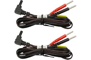 ‎MED-FIT Med-Fit TENS-Kabelpaket mit 2 hochwertigen flexiblen TENS-Kabeln mit 2-mm-Stiftverbindern