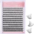 YHCG 240 PCS Individual Lashes, 40D Cluster Lashes, D Curl Cluster Eyelash Extensions, 8-16mm Mixed Length Cluster Lashes Natural False Eyelashes DIY Eyelashes Extensions