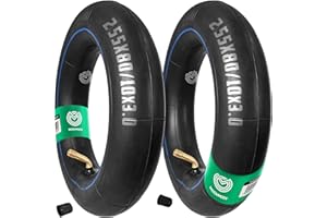 MOOVMOOV Chambres à air 255x80 (10x3) avec Valve coudée 45/90 pour Trottinette Électrique - Compatible Pneus Gonflables 10 pouces