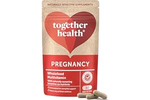 Pregnancy Multi Vitamin and Mineral – Together Health – Recommended During Conception, Pregnancy & Breastfeeding – 400mcg Folic Acid – Vegan Friendly – Made in The UK (60 Capsules)