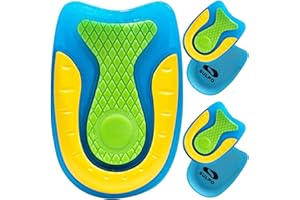 SULPO 2 pary Podpietki żelowe do butów amortyzacja stopy, bolace piety, ostrogi piętowe, rozmiar L (40-46)