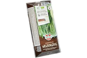 Sperli BIO Microgreen Grow Kit, Anzuchtset Weizengrassamen 85010 - Wiederverwendbare Anzuchtschale, einfache Kultur, Weizengrassamen für Zimmergewächshaus & Indoor-Gewächshaus