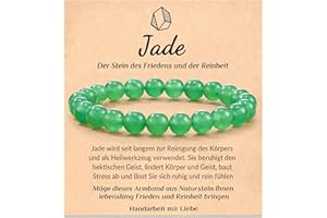 POWWA Stressabbau-Angst-Yoga-Armband, naturliches Kristallstein-Heilungsarmband, bringt Glucksbringer-Geschenk