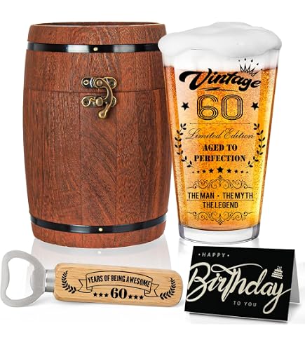 Bierglas Zum 49. Geburtstag – 473 Ml, Vintage-Stil, Bedruckt Mit „1975“, Perfektes Geschenk Für Männer