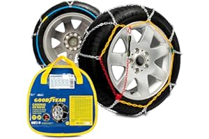 ‎GOODYEAR Goodyear Satz von 2 x 9mm Metall Auto Schneeketten Größe 90 mit automatischem Spanner