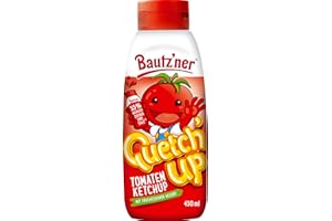 BAUTZNER BAUTZ'NER Quetch'Up Tomaten Ketchup, 8er Pack (8 x 450 ml)