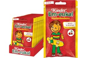 ‎EM-EUKAL Kinder Em-eukal Hustenbonbons, 15er Pack (15 x 75 g Packung)