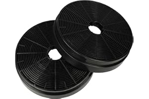 vhbw 2x filtro de carbón activado reemplaza Klarstein 10030727, CGCH3 para campanas cocina - 17,5 cm