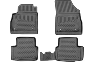 ‎WALSER Walser XTR Gummi Fussmatten Auto für Opel Astra K/Astra K Sports Tourer (B16) 11/2015-12/2022, 100% passgenaue Auto Fußmatten, robuste Universal Fußmatte Auto, Gummimatten Auto, Auto Fussmatten Gummi