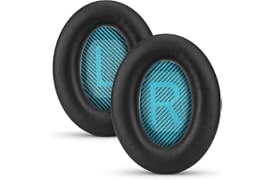 INF Öronkuddar kompatibel med Bose QC15/QC25/AE2 hörlurar 1 par Konstläder Svart