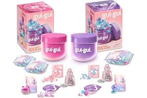 Exclusive Gui Gui Twin Pack Bundle, The Most beautiful Slime Ever, Made By You, Level Up Your Slime With a Major glow-up, 2 Different Gui Gui Scented Slimes With 2 Amazing Textures, Clear & Gloss