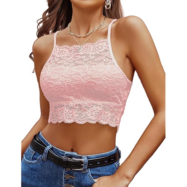 YEKEYI Cover up the décolleté for women lace tank top clip-on fake