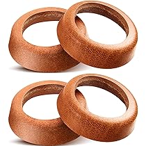 Copgge Lot De 4 Manchons De Piston En Cuir De 7,8 X 5,3 Cm Pour Pompe De Jardin, Pompe Manuelle De Type 75, Pièces De Rechange Pour Pompe De Puits