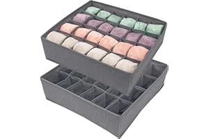 Avesteir 2 sztuki pudełka do przechowywania skarpet i bielizny