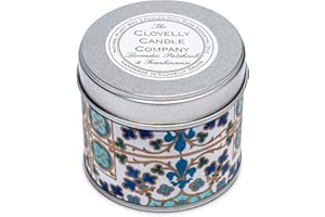 THE CLOVELLY SOAP CO. Clovelly Soap Co Handmade Natural Scented Lavender Patchouli & Frankincense Aromatherapy Soy Wax Vegan Tin Candle