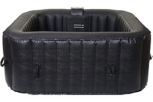 Whirlpool HWC-E32, 6 Personen In-/Outdoor heizbar aufblasbar 185x185cm FI-Schalter