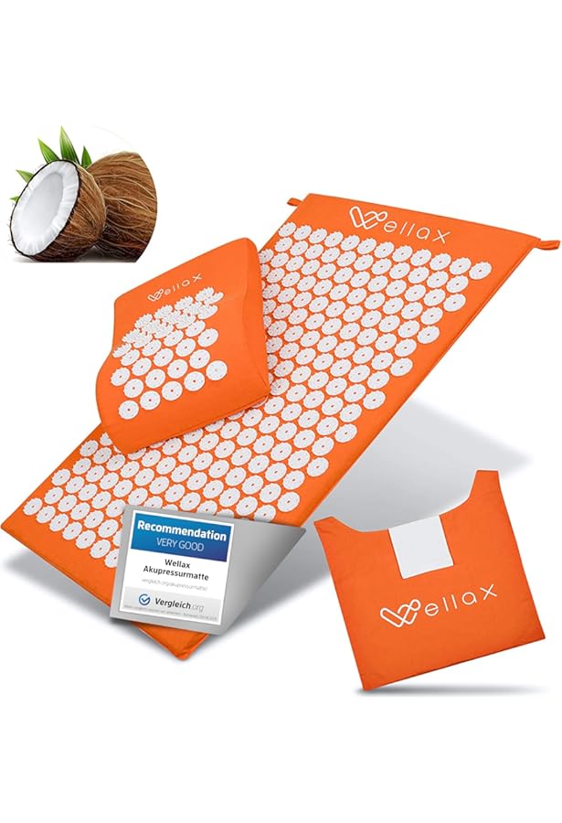 Tappetino Per Cuscino Sportivo In Lino Naturale Con Palmo Di Cocco, Tappetino Per Yoga, Con Borsa, Cuscino Per Tappetino Per Digopressione Con Punta Di Loto - Foto 7