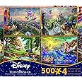 Ceaco 4-in-1 Multi-Pack Thomas Kinkade Disney Dreams Collection Puzzle 3667