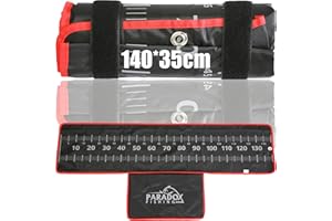 Paradox Fishing Unhooking Mat Fishing 140 x 35 cm I Predator Fish Unhooking Mat with Tape Measure I Unhooking Mats - Fish Mat