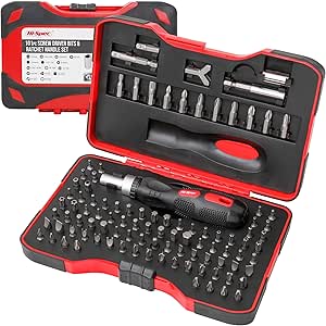 Hi-Spec 101 Piece Screw Driver Bits &amp; Ratchet Handle Set with Tamper-Proof Security Types. DIY Repair &amp; Opening of Computers, Electronic Devices, Household Appliances &amp; Furniture, Fixtures &amp; Fittings
