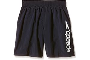 Speedo - Bañador para niño, tamaño XXL, Color Negro