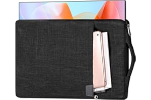 BANERO Funda para monitor portátil de 15.6/16.1 pulgadas con almacenamiento de accesorios, funda para la mayoría de monitores portátiles de 15.6/16.1 pulgadas, compatible con KYY ARZOPA VILVA MNN ForHelp