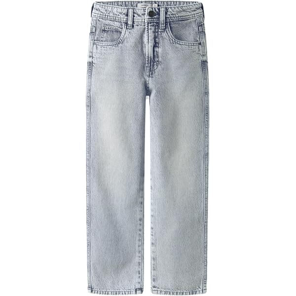 Jack & Jones Boy Jeans Pantaloncini Loose Fit Jeans Junior, Blu Denim, 128