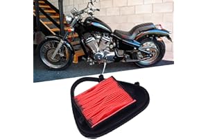 IUVWISN Filtro aria Shadow VT 600, in garza di cotone, ricambio per Cruiser STEED400 1995-1997 VLX400 95-97 VLS400 Shadow 400 STEED600 Shadow 600 VLX600