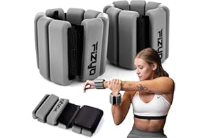 ‎FIZYO Fizyo Regulowany Zestaw Silikonowych Obciążników na Kostki i Nadgarstki 2 szt Idealne do Fitnessu, Biegania, Jogi, Pilatesu, Rehabilitacji, Basenu na Nogi Ręce, dla Kobiet Mężczyzn