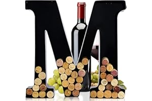 will's Porta Tappi Sughero in Metallo | Lettere Decorative Grandi Dalla A alla Z | Home Decor | Idea Regalo per Appassionati di Vino| Porta Tappi Grandi Dimensioni