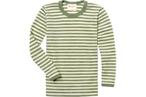 Engel Natur Merino Shirt for Children, Girls and Boys, 100% Wool (kbT), IVN-Best Certified