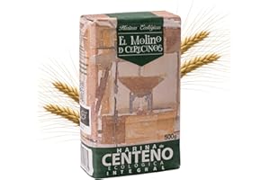 HARINA TRADICIONAL ZAMORANA Harina De Centeno Ecológica Integral 500g | Rico en Fibra y Minerales que Aumenta la Saciedad | Ideal para Pan De Centeno Integral Puro Y Recetas Saludables | Harina De Centeno, Aroma y Sabor