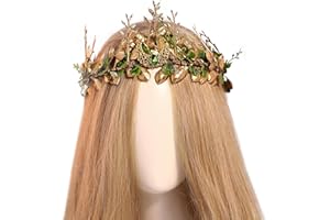 MOSTORY Fairy Elf Flower Crown for Photo Shoot Cosplay Halloween Women